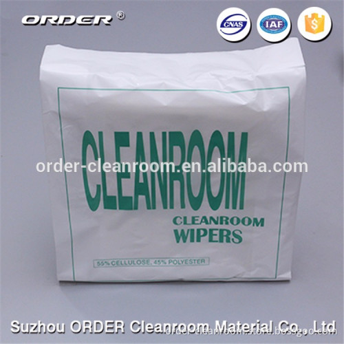 Woodpulp Polyester low lint cleanroom wiper